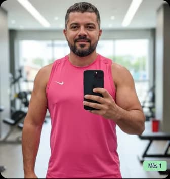 Foto do Roberto após de perder 7.8kg